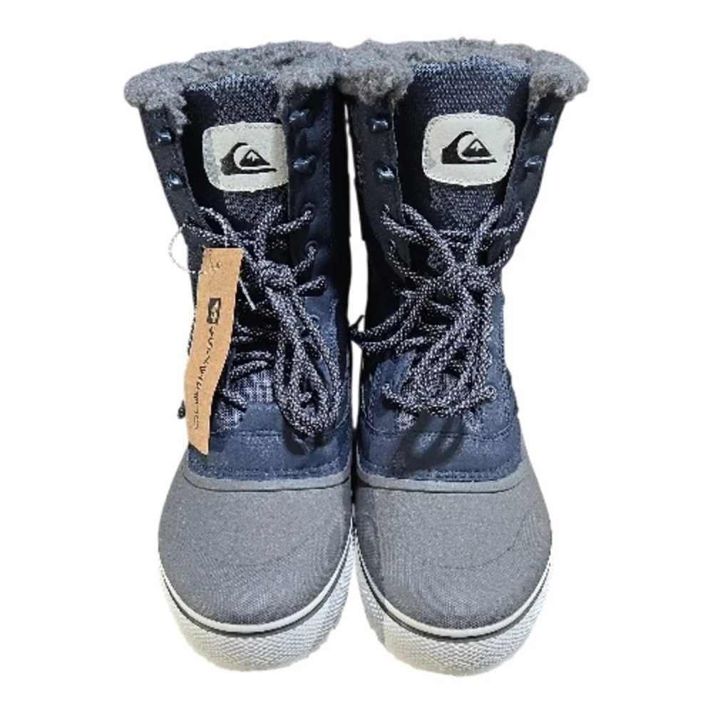 Quiksilver Sub Zero Hi Men’s Size 9 200g Winter Fur Lined Blue/Gray Snow Boots